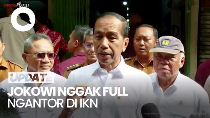 Jokowi Ungkap Tak Full Ngantor di IKN: Muter ke Semua Daerah