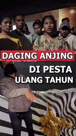 Geger Pesta Ulang Tahun dengan Menu Daging Anjing di Tabanan
