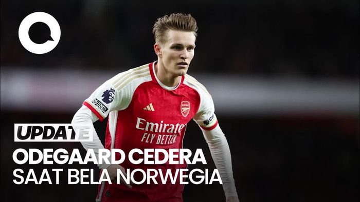 Tambah Lagi Pemain Arsenal yang Cedera, Kini Odegaard
