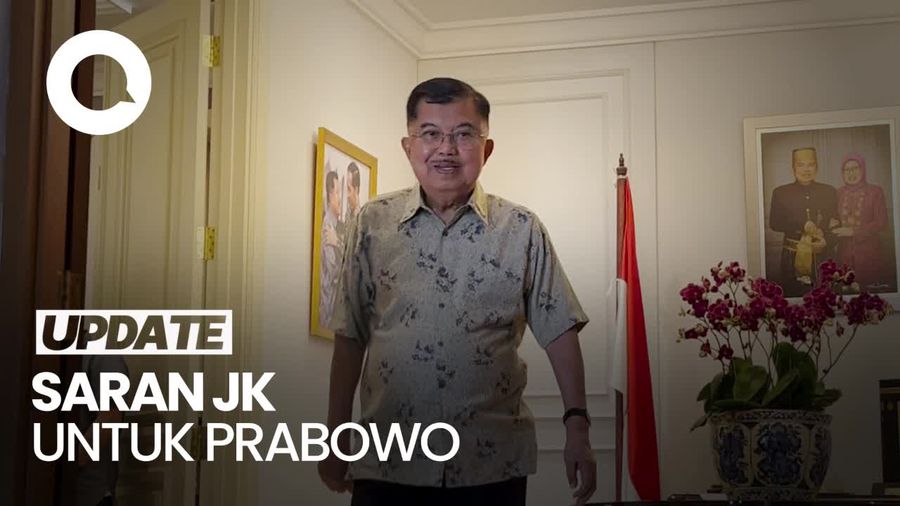 Saran JK ke Prabowo: Pilih Menteri yang Kuasai Bidangnya