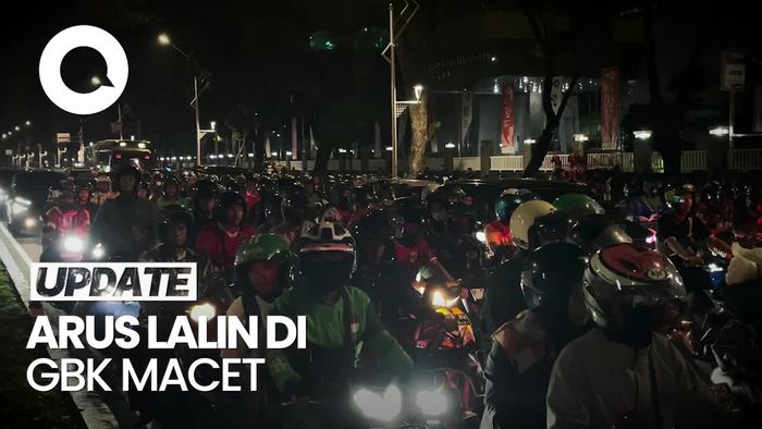 Arus Lalin di GBK Macet Seusai Laga Indonesia Vs Australia