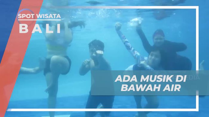 Menikmati Alunan Musik di Bawah Air, Keunikan Kolam Renang di Bali