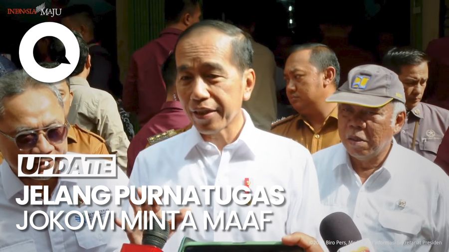 Jokowi Jelang Purnatugas: Mohon Maaf Jika Ada Kebijakan yang Kurang Berkenan