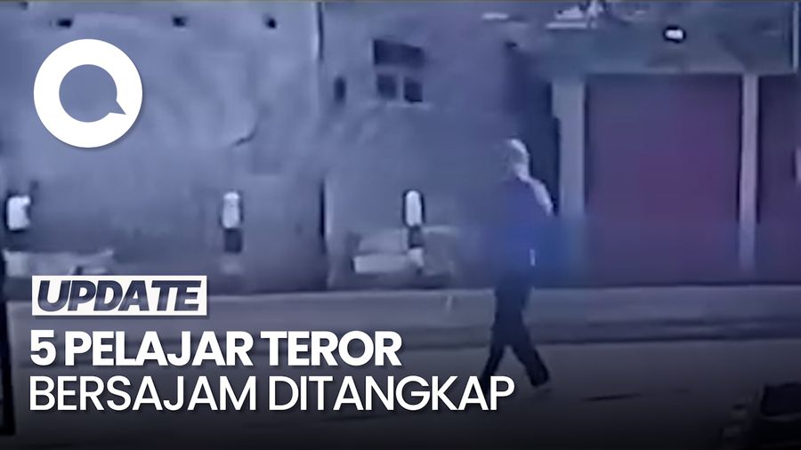 Polisi Tangkap 5 Pelajar Pelaku Teror Bersajam di SMK Brebes Jateng