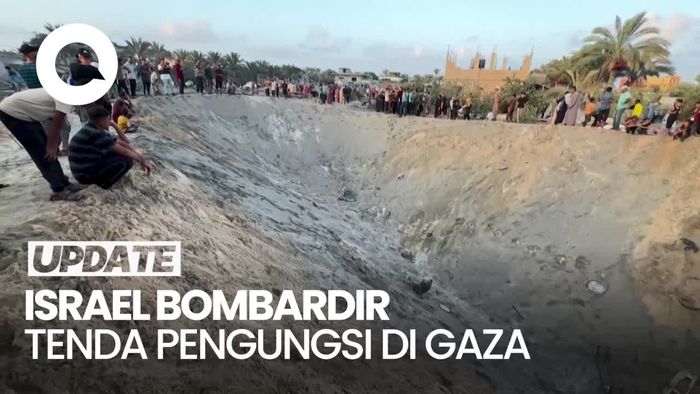 Israel Bombardir Pengungsian di Gaza, Puluhan Warga Palestina Tewas