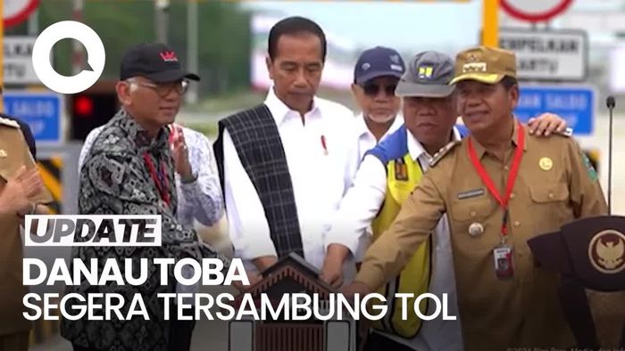 Jokowi Sebut Danau Toba Segera Tersambung Tol: Tinggal 40 Km Lagi