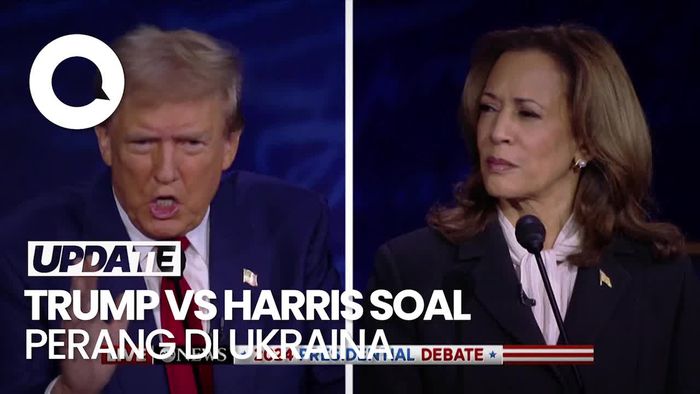 Saling Tuding Trump Vs Harris soal Perang di Ukraina