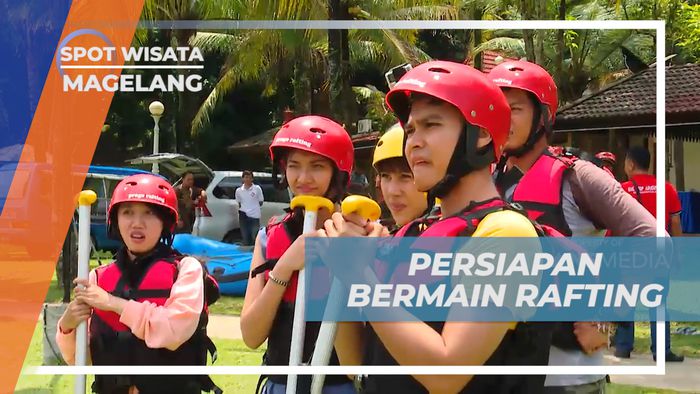Keseruan Basah - basahan Bermain Rafting Di Magelang 