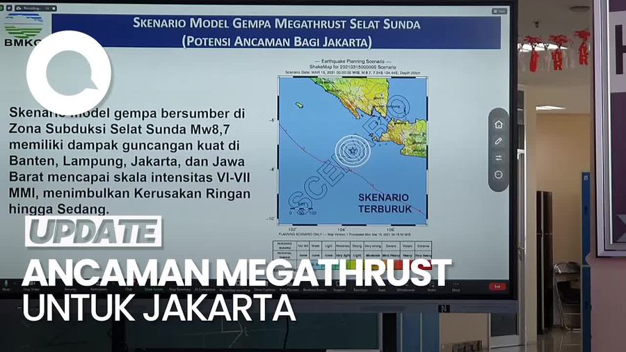 Dampak Megathrust di Selat Sunda Bagi Jakarta