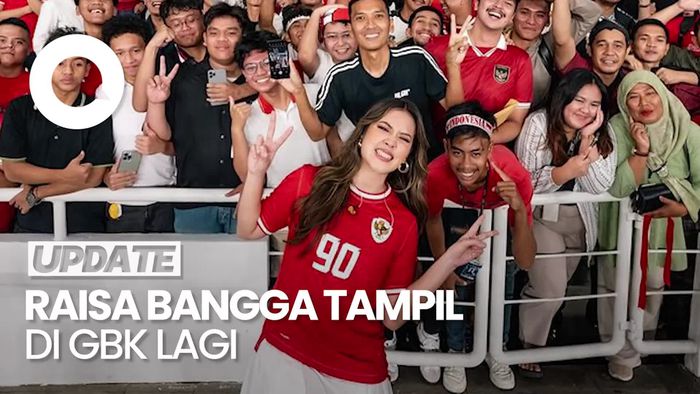 Raisa Bangga Bisa Nyanyi di GBK Seusai Laga Indonesia vs Australia