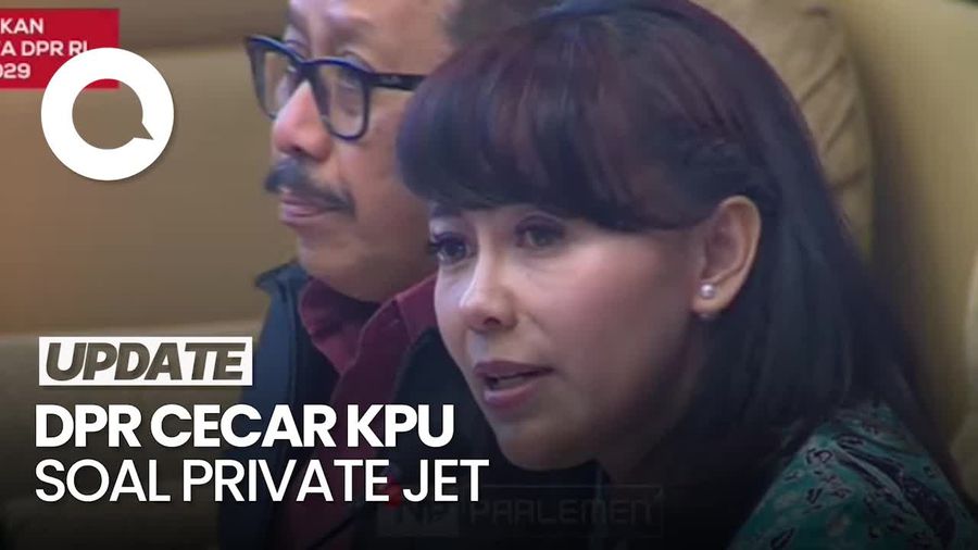 Anggota DPR Cecar KPU soal Penggunaan Private Jet-Tinggal di Apartemen