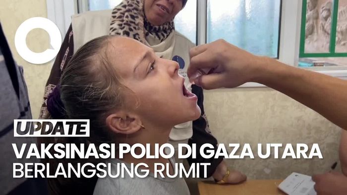  200 Ribu Anak di Gaza Utara Mulai Divaksin Polio