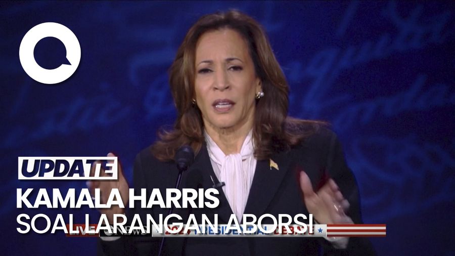 Kamala Harris Serang Larangan Aborsi Trump: Itu Tak Bermoral