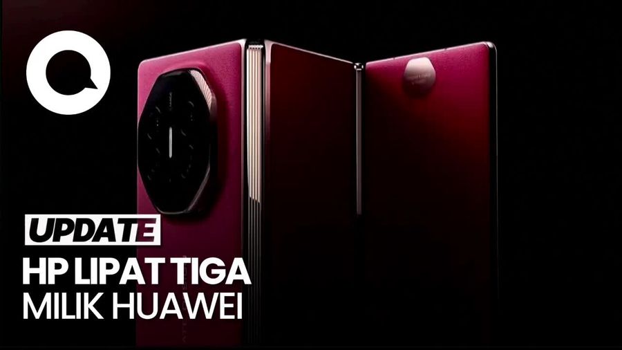 Huawei Pamer Mate XT, HP yang Bisa Dilipat Tiga