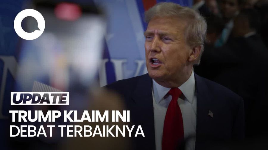 Lawan Kamala Harris, Trump: Ini Debat Terbaik Saya