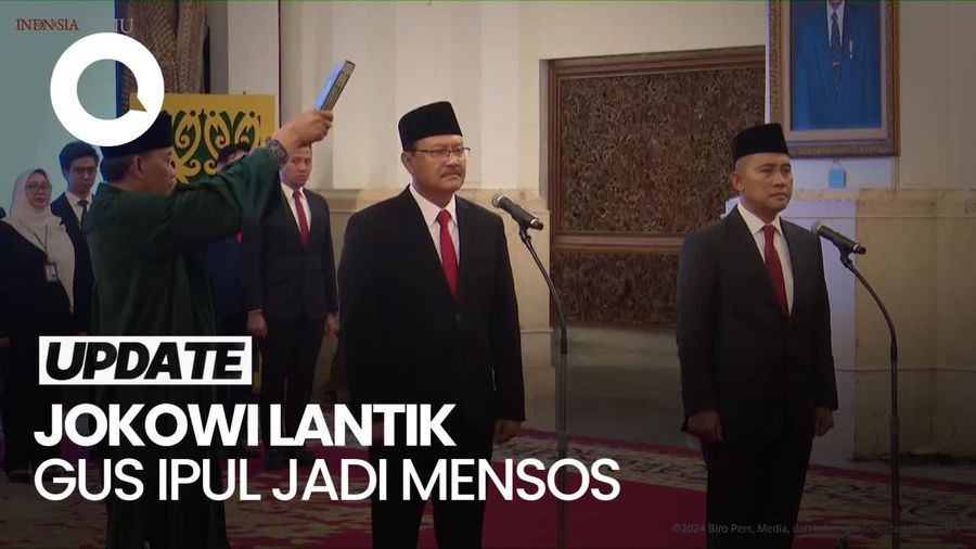 Gus Ipul Resmi Jadi Mensos Gantikan Risma