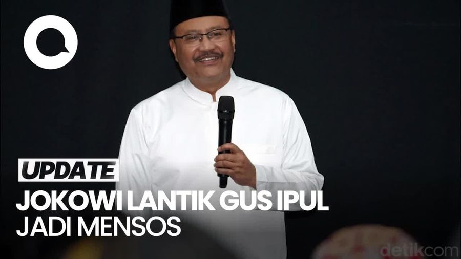 Jokowi Lantik Gus Ipul Jadi Mensos Gantikan Risma Hari Ini