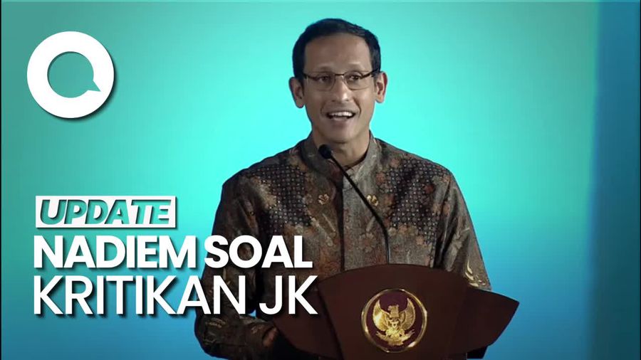 Disebut Jarang Ngantor oleh JK, Nadiem Pilih Bungkam