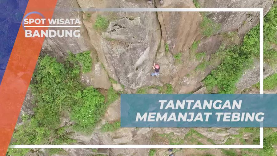 Mencoba Menaklukkan Tebing Terjal di Bandung