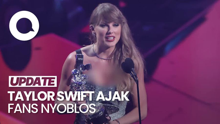 Di MTV VMA 2024, Taylor Swift Ajak Fans Nyoblos Pilpres AS