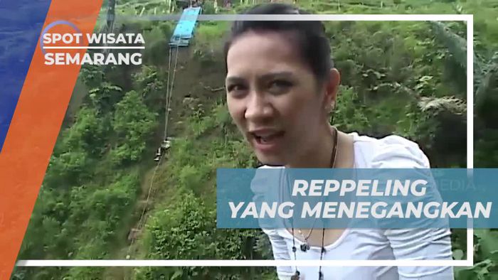 Rappeling Seru Menguji Keberanian di Kawasan Wisata Semarang