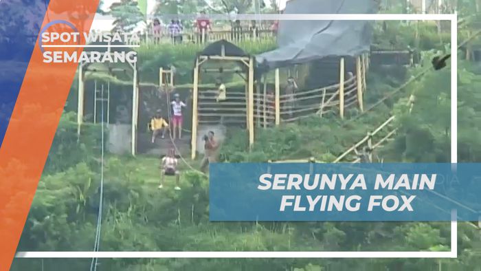 Mencoba Sensasi Flying Fox di Semarang