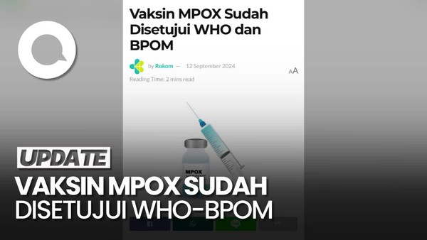 Kemenkes Tegaskan Vaksin Mpox di RI Sudah Disetujui WHO-BPOM