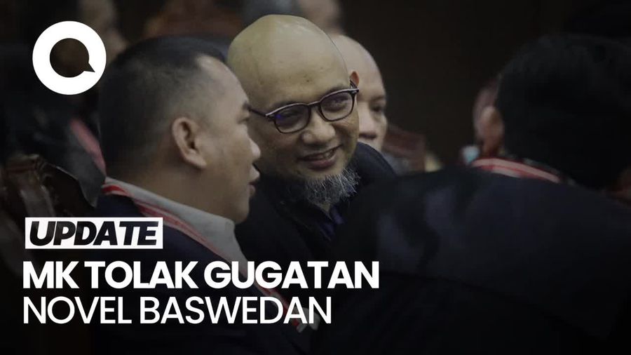 MK Tolak Gugatan Novel Baswedan Soal Batas Usia Capim KPK