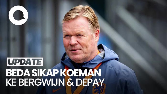Standar Ganda Ronald Koeman ke Bergwijn dan Depay