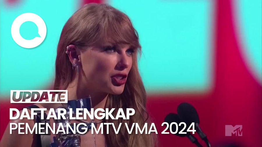 Taylor Swift Cetak Sejarah di MTV VMA 2024, Ini Daftar Pemenangnya!