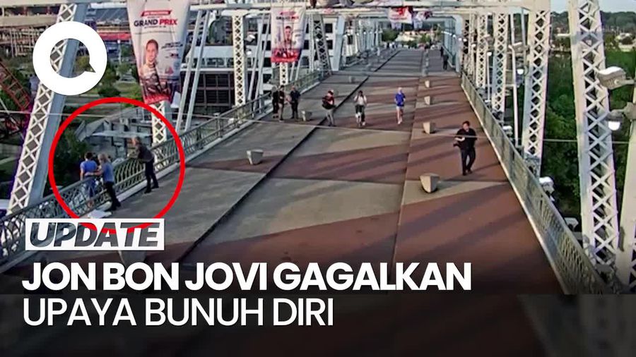 Momen Jon Bon Jovi Gagalkan Perempuan Hendak Bunuh Diri