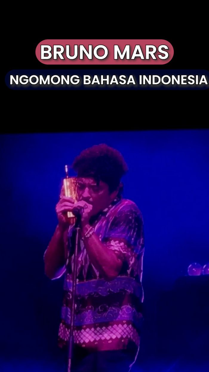 Bruno Mars: Jakarta, Aku Kangen Kamu Sayang!
