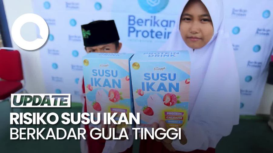 Dokter Gizi Minta Pemerintah Awasi Susu Ikan dengan Kadar Gula Tinggi