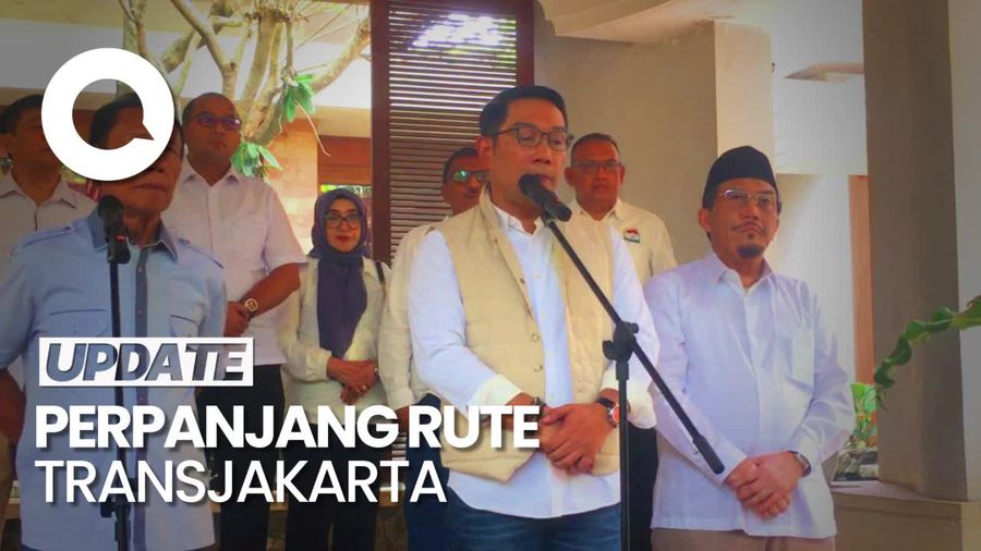 Ridwan Kamil Janji Bakal Perpanjang Rute TransJ Jadi Bodetabek