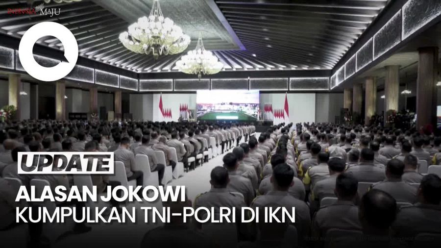 Jokowi Kumpulkan TNI-Polri di IKN: Saya Ingin Semua Melihat Kota Masa Depan