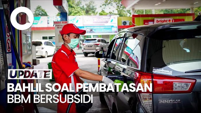 Bahlil Tegaskan Belum Ada Aturan Pembatasan BBM Bersubsidi