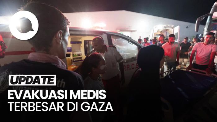 WHO Lakukan Evakuasi Medis Tebesar di Gaza, 97 Pasien Dipindahkan