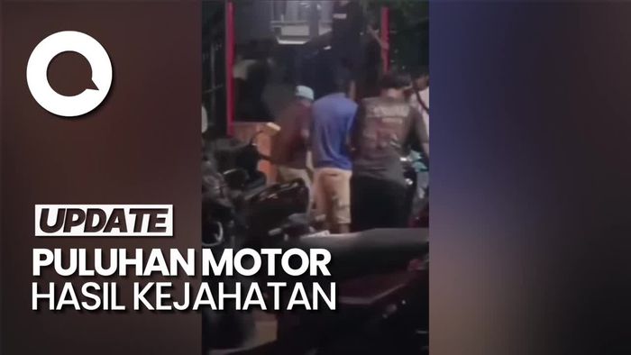Polisi Sita 7 Truk Berisi Puluhan Motor Hasil Kejahatan di Bekasi
