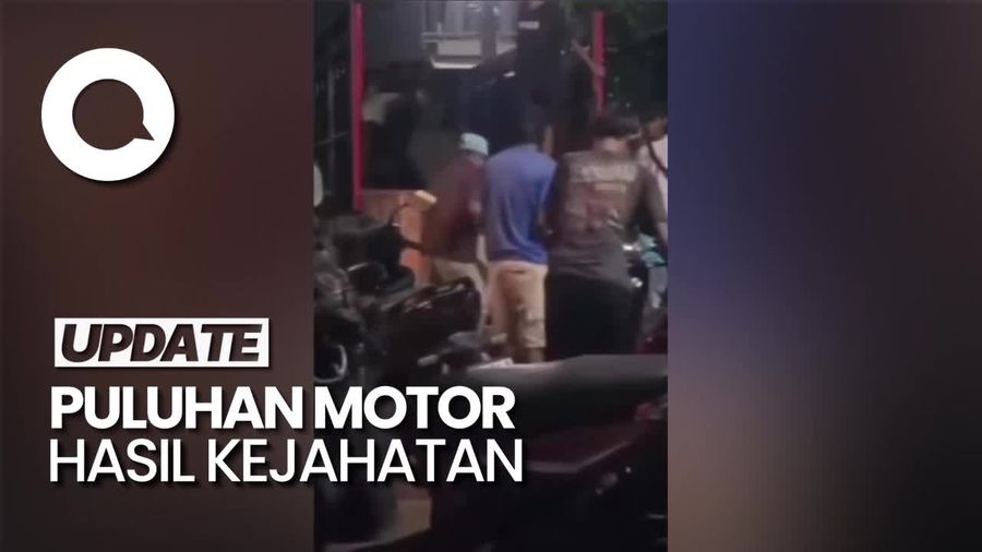 Polisi Sita 7 Truk Berisi Puluhan Motor Hasil Kejahatan di Bekasi