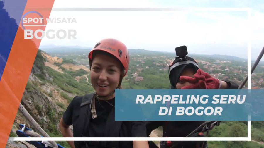 Rappeling Seru dengan Pemandangan Menakjubkan di Bukit Batu Roti, Bogor