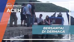 Bersantai di Dermaga setelah Downhill di Aceh