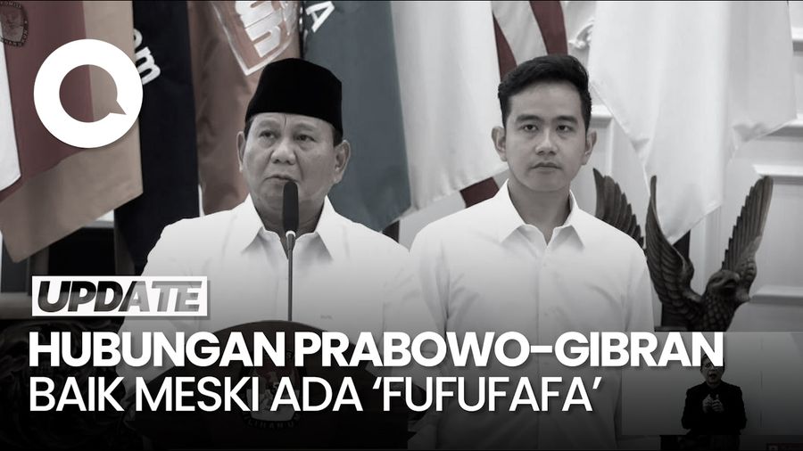 Fufufafa Tak Pernah Dibahas, Keretakan Prabowo-Gibran Dibantah