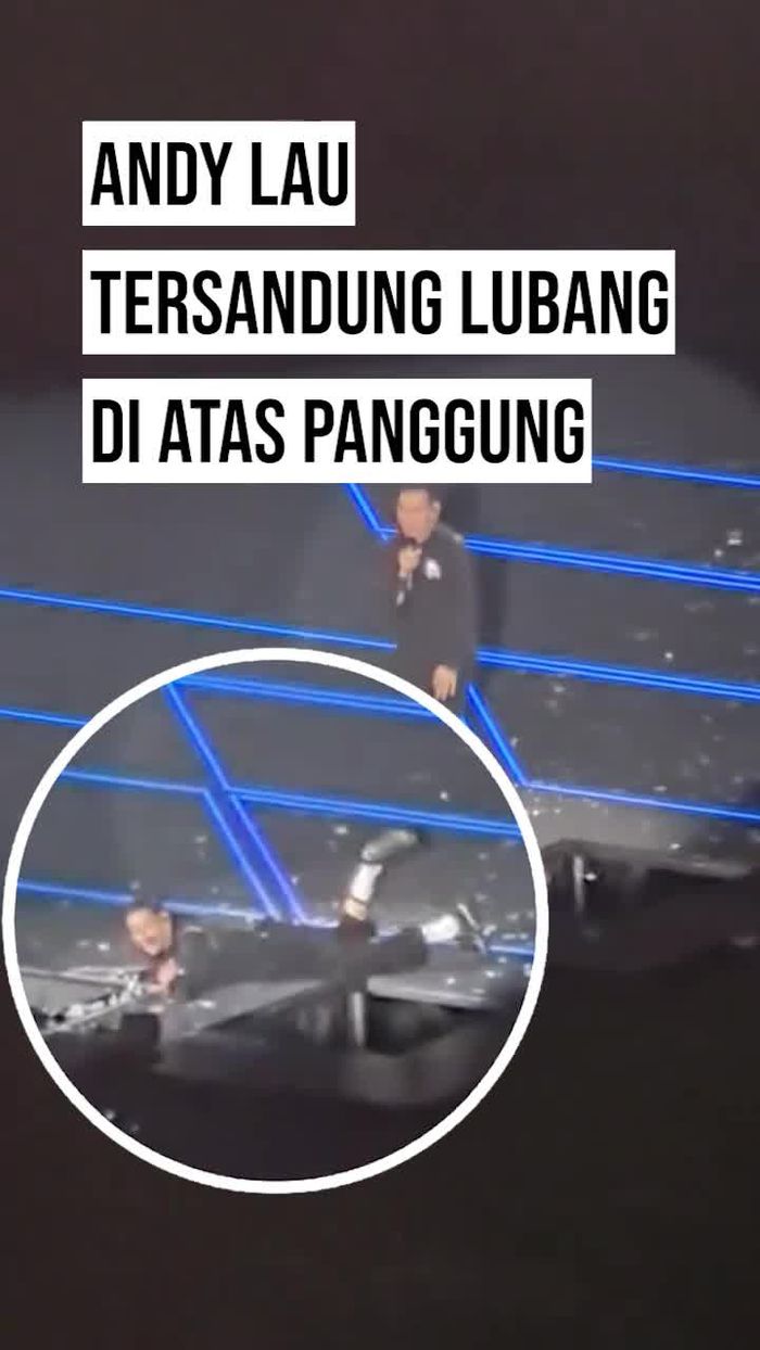 Detik-detik Andy Lau Jatuh di Atas Panggung