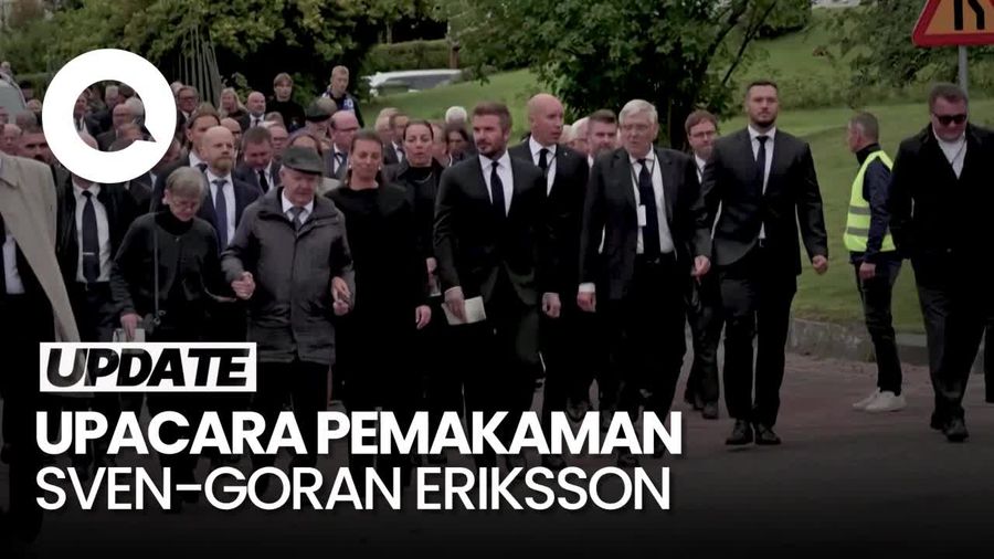 David Beckham Hadiri Upacara Pemakaman Sven-Goran Eriksson