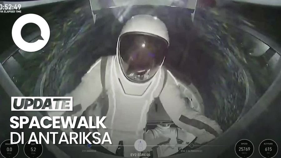 Warga Sipil Spacewalk di Antariksa