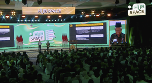 Wakil Presiden Maruf Amin, Resmi Membuka Gelaran Hub Space 2024