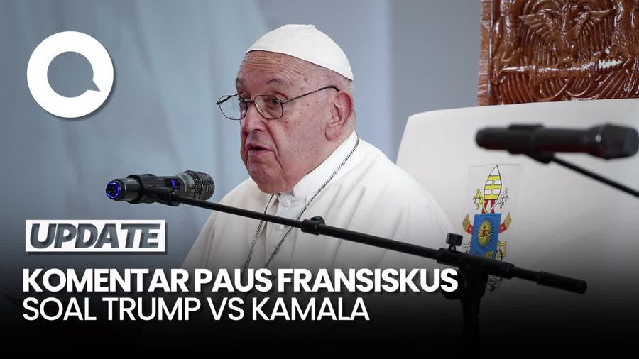 Paus Fransiskus Bicara soal Trump Vs Kamala di Pilpres AS, Pilih Siapa?