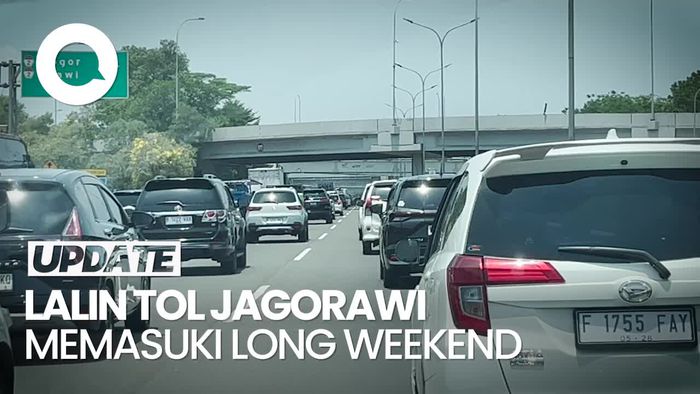 Libur Panjang, Tol Jagorawi Arah Puncak Bogor Ramai Lancar Siang Ini