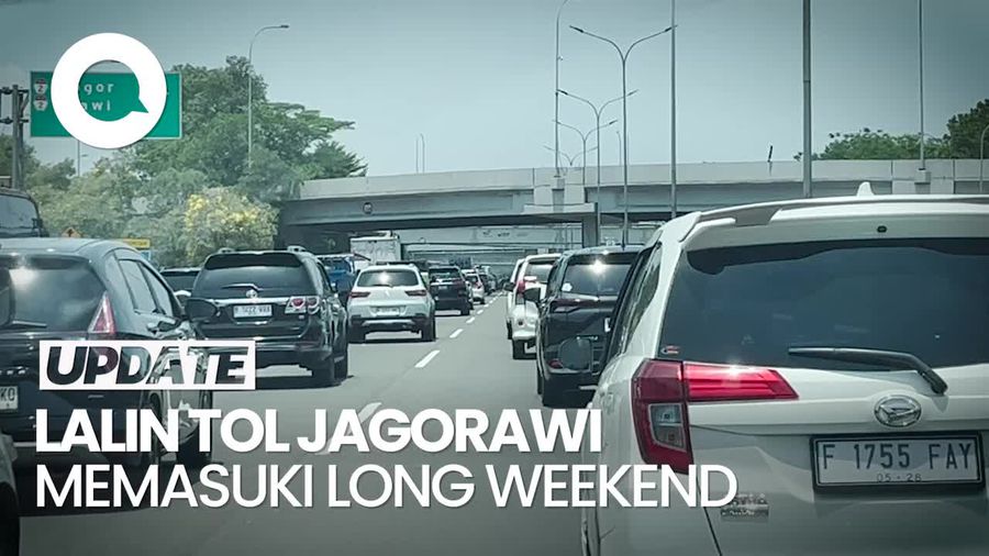 Libur Panjang, Tol Jagorawi Arah Puncak Bogor Ramai Lancar Siang Ini
