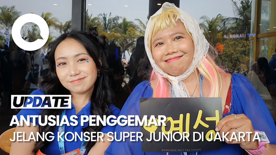 Antusias Penggemar di Konser Super Junior Super Show Spin Off: Halftime Jakarta
